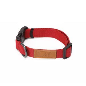 Lof Red Classic Dog Collar (S/M/L)